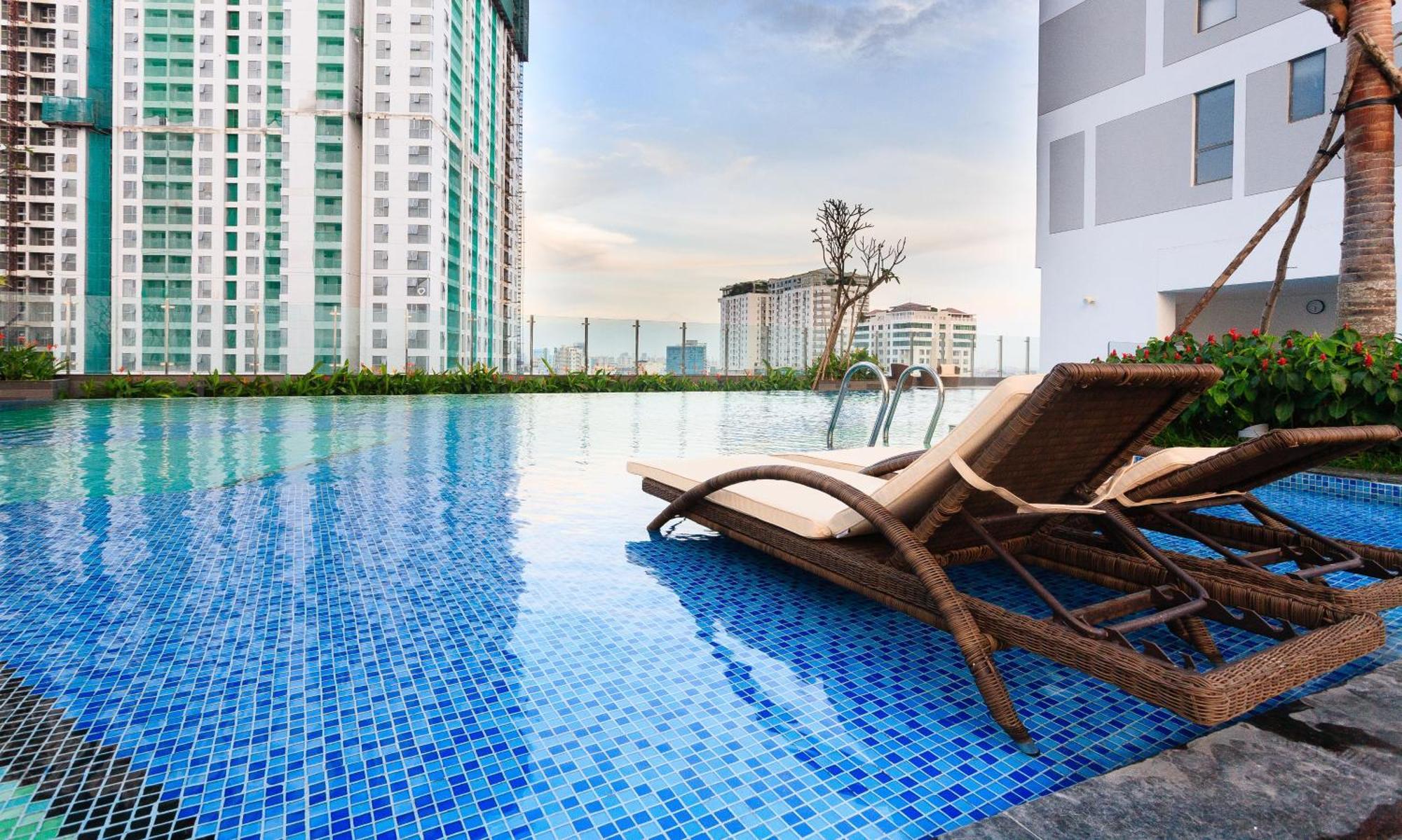 Yo'S Homes Rivergate Apartment Infinity Pool Near District 1 Ho-Chi-Minh-Stadt Exterior foto